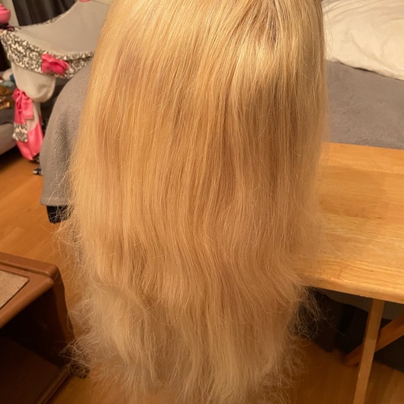 Real Human Hair Partially custom wig with lace front make me any offer! - Picture 2 of 4